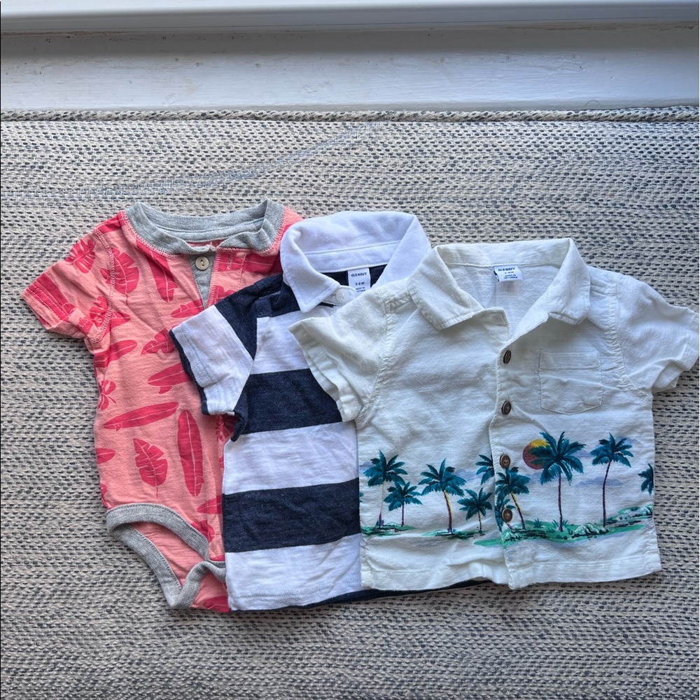 Baby boy summer shirt bundle
